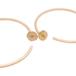 Créoles Messika New Gatsby en or rose avec diamants - Castafiore