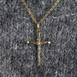 Croix du Christ deux ors - Castafiore
