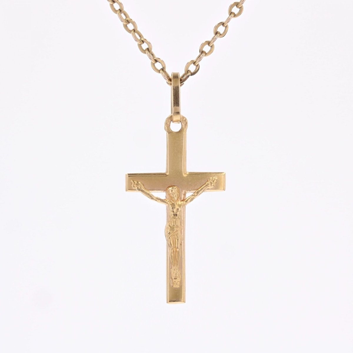 Croix du Christ or jaune - Castafiore