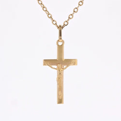 Croix du Christ or jaune - Castafiore