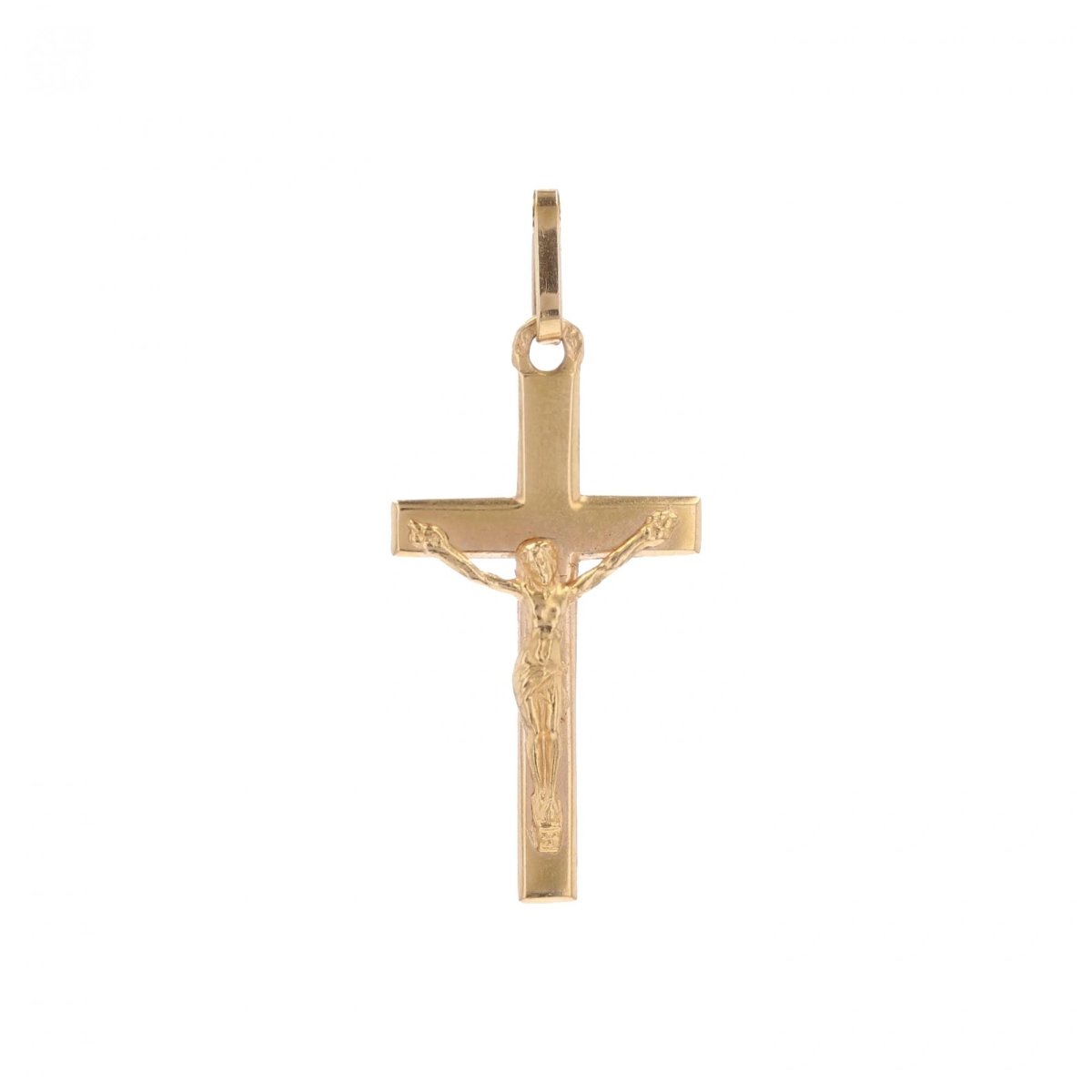Croix du Christ or jaune - Castafiore