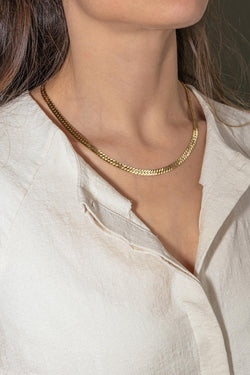 Collier Maille anglaise Or jaune