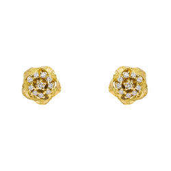 Boucles d'oreilles Or jaune Diamant