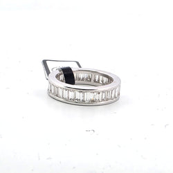 Bague Alliance en or blanc et diamants