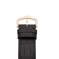 Montre CARTIER "Tank Louis Cartier" GM en or rose et cuir