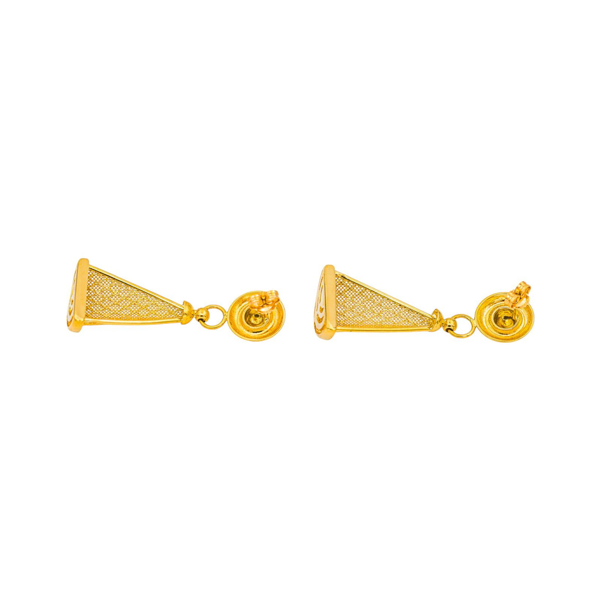 Boucles d'oreilles  Pendantes Or jaune