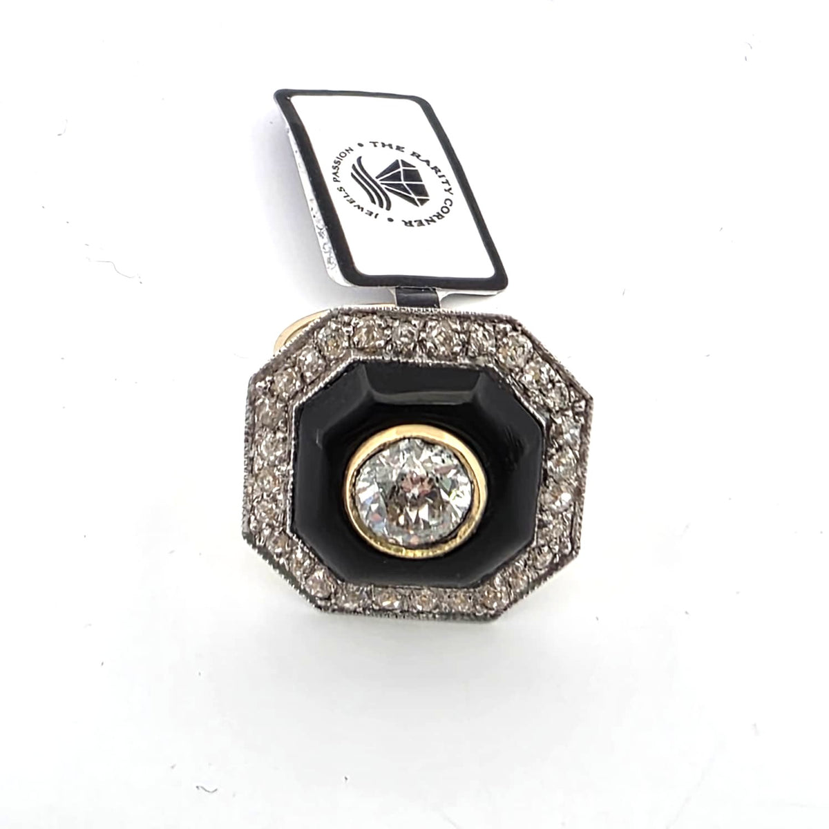 Bague Entourage en or blanc, or jaune et diamatns