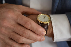 Montre BLANCPAIN Villeret Réf. 0095-1318, en acier et or jaune  Cal. 9513 Automatique, vers 1990.