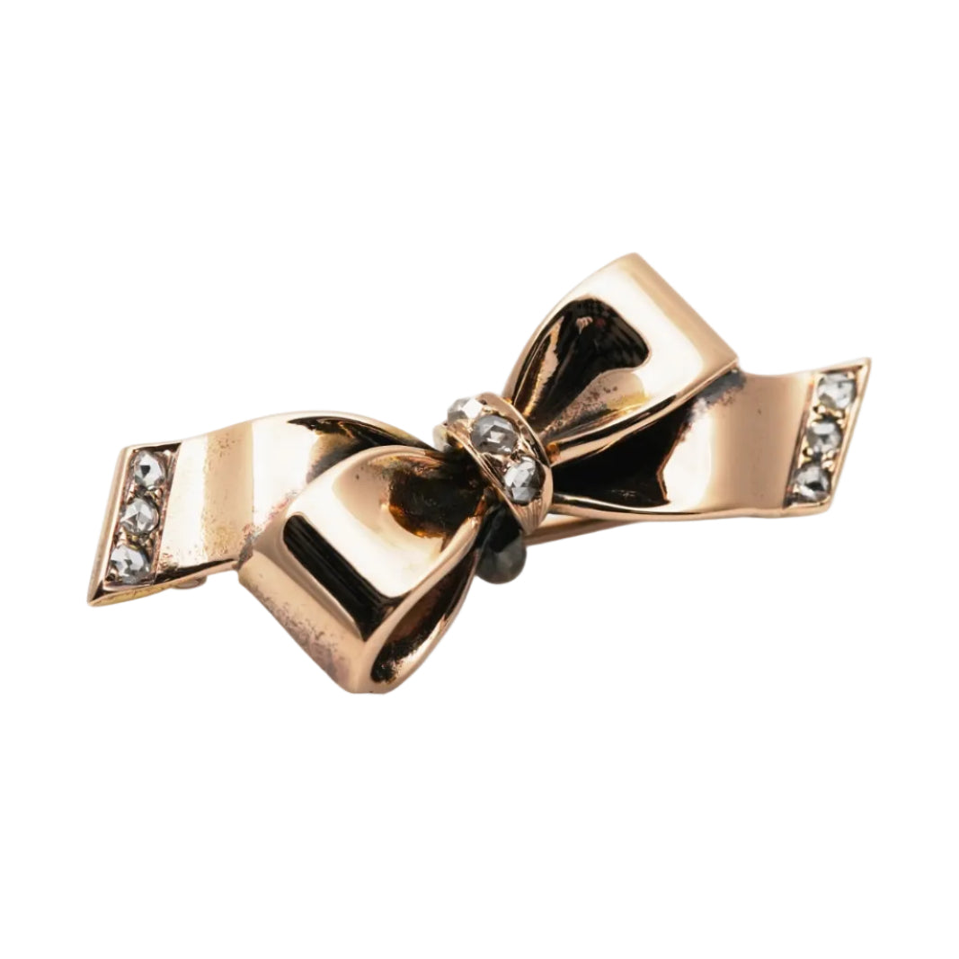 Broche Épingle en or jaune et diamants