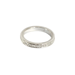 Demi - alliance Art Deco diamants en or - Castafiore