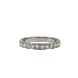Demi Alliance - Platine & 0,35 carats diamants - Castafiore