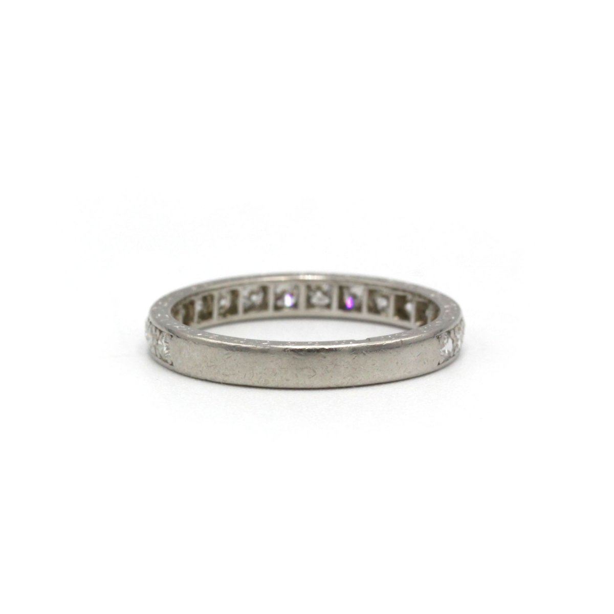 Demi Alliance - Platine & 0,35 carats diamants - Castafiore