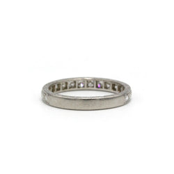 Demi Alliance - Platine & 0,35 carats diamants - Castafiore