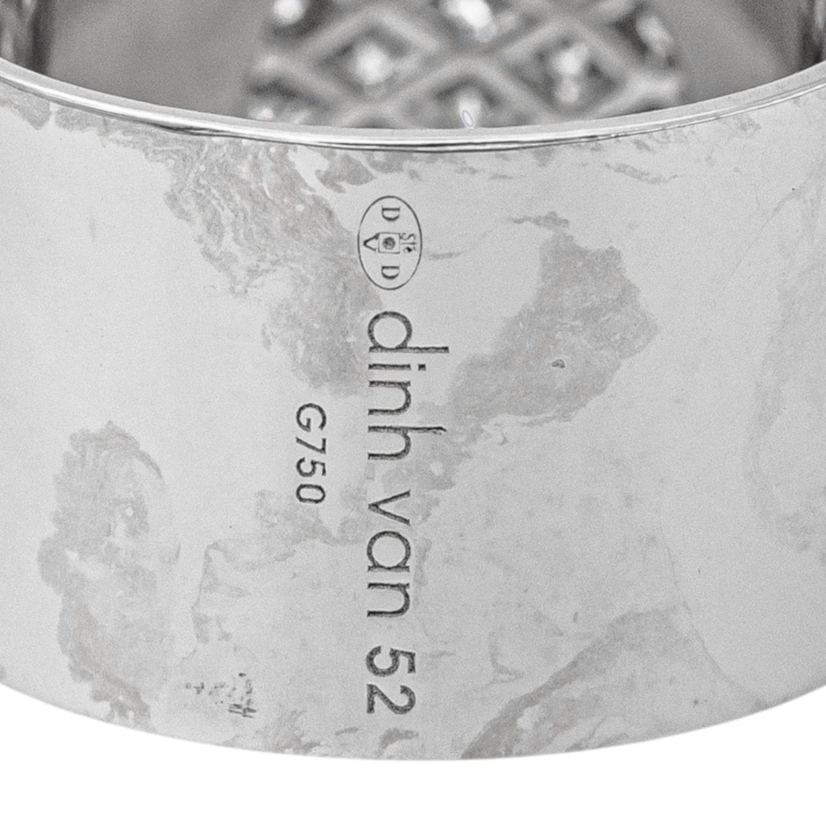 Dinh Van Bague Anthéa Or blanc Diamant - Castafiore