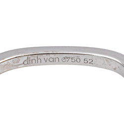 Dinh Van Bague Cube Or blanc Diamant - Castafiore