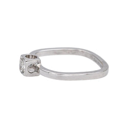 Dinh Van Bague Cube Or blanc Diamant - Castafiore