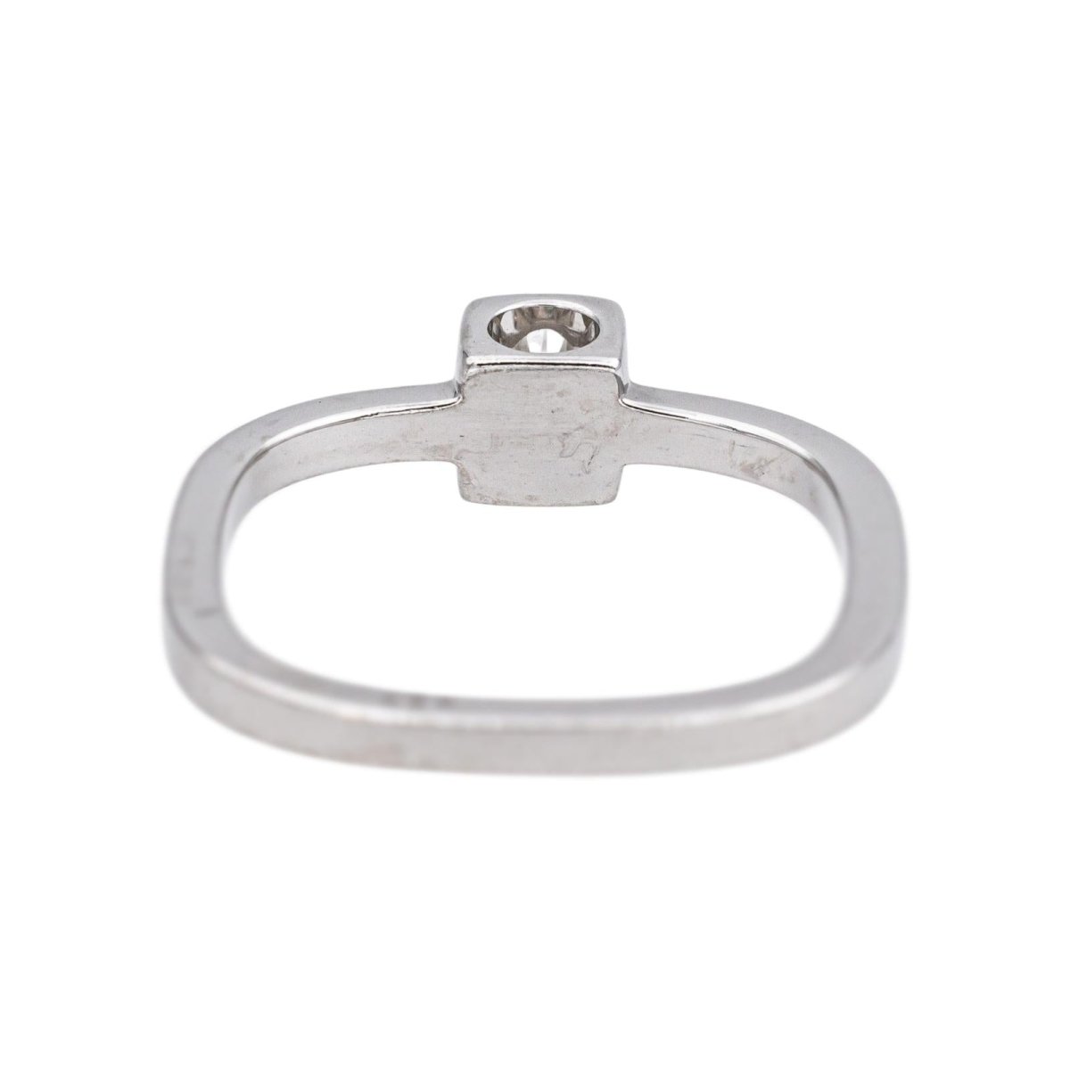 Dinh Van Bague Cube Or blanc Diamant - Castafiore