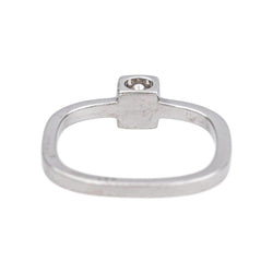 Dinh Van Bague Cube Or blanc Diamant - Castafiore