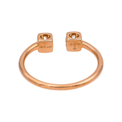 Dinh Van Bague Cube Or rose Diamant - Castafiore