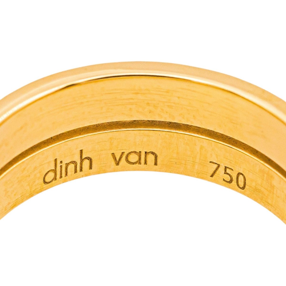Dinh Van Bague Jonc Seventies Or jaune - Castafiore