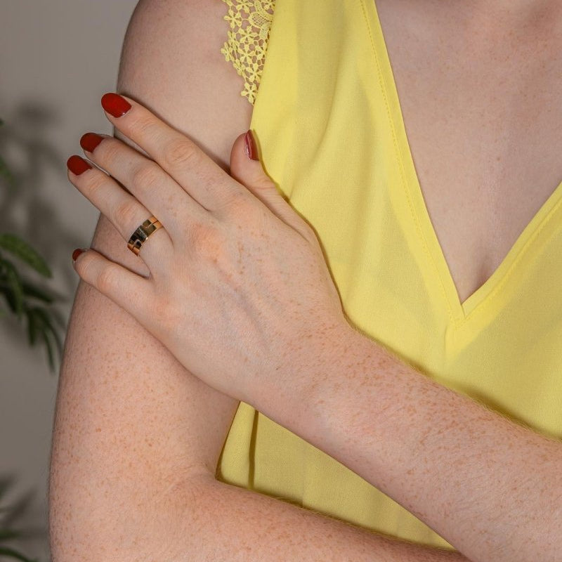 Dinh Van Bague Jonc Seventies Or jaune - Castafiore