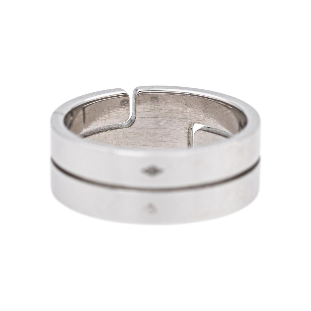 Dinh Van Bague Seventies Or blanc - Castafiore