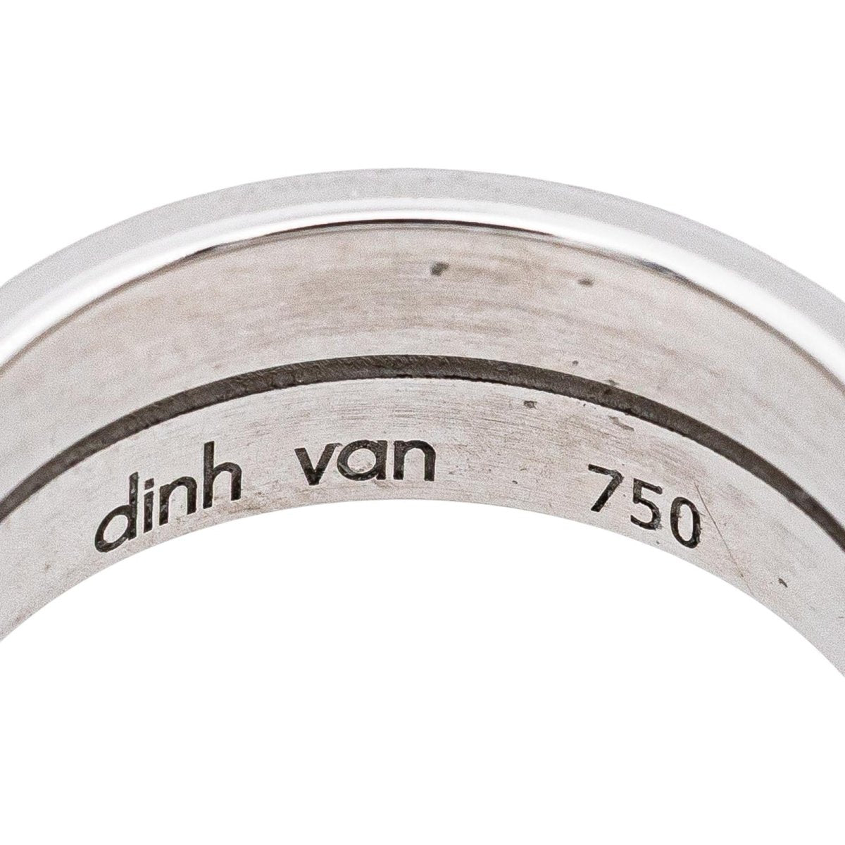 Dinh Van Bague Seventies Or blanc - Castafiore