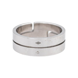 Dinh Van Bague Seventies Or blanc - Castafiore