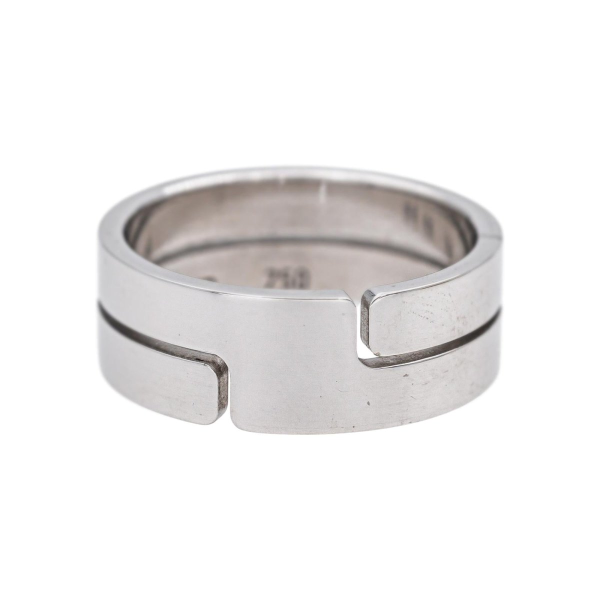 Dinh Van Bague Seventies Or blanc - Castafiore