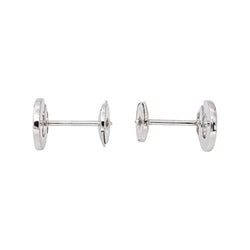 Dinh Van Boucles d'oreilles Menottes Or blanc Diamant - Castafiore