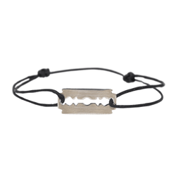 Dinh Van Bracelet Cordon Lame de rasoir Or blanc - Castafiore