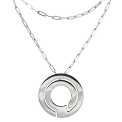 Dinh Van Collier Seventies Argent - Castafiore