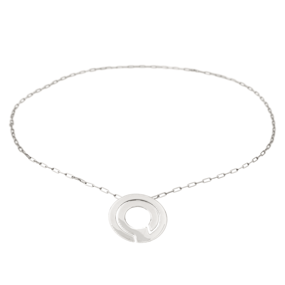 Dinh Van Collier Seventies Argent - Castafiore