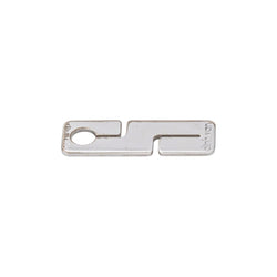 Dinh Van Pendentif Seventies Or blanc - Castafiore