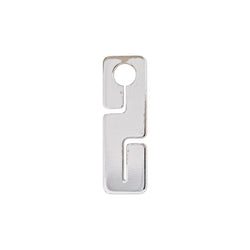 Dinh Van Pendentif Seventies Or blanc - Castafiore