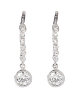 Dormeuse en platine diamant - Castafiore