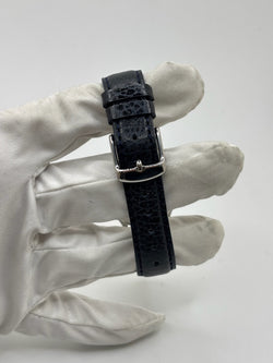 Montre JAEGER-LECOULTRE en acier et cuir