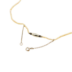 Collier de Perles en perles fines et or blanc