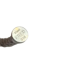 Bracelet FRED "Force 10" GM en or blanc et acier