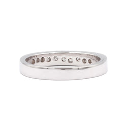 Bague Alliance en or blanc et diamants