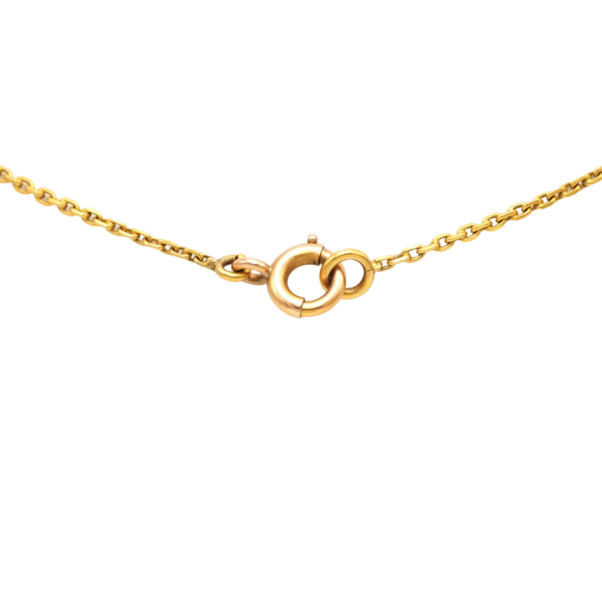 Collier Montre en or jaune, rubis et diamants