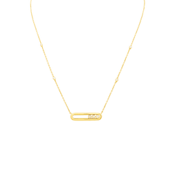 Collier Pendentif MESSIKA Baby Move PM en or jaune et diamants