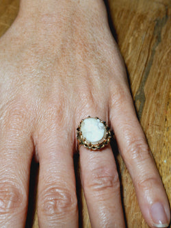 Bague Camée en or rose