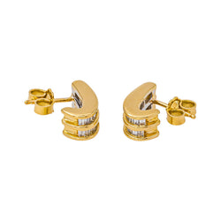 Boucles d'oreilles Or jaune Diamant