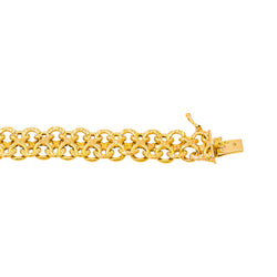 Bracelet Maille souple Or jaune
