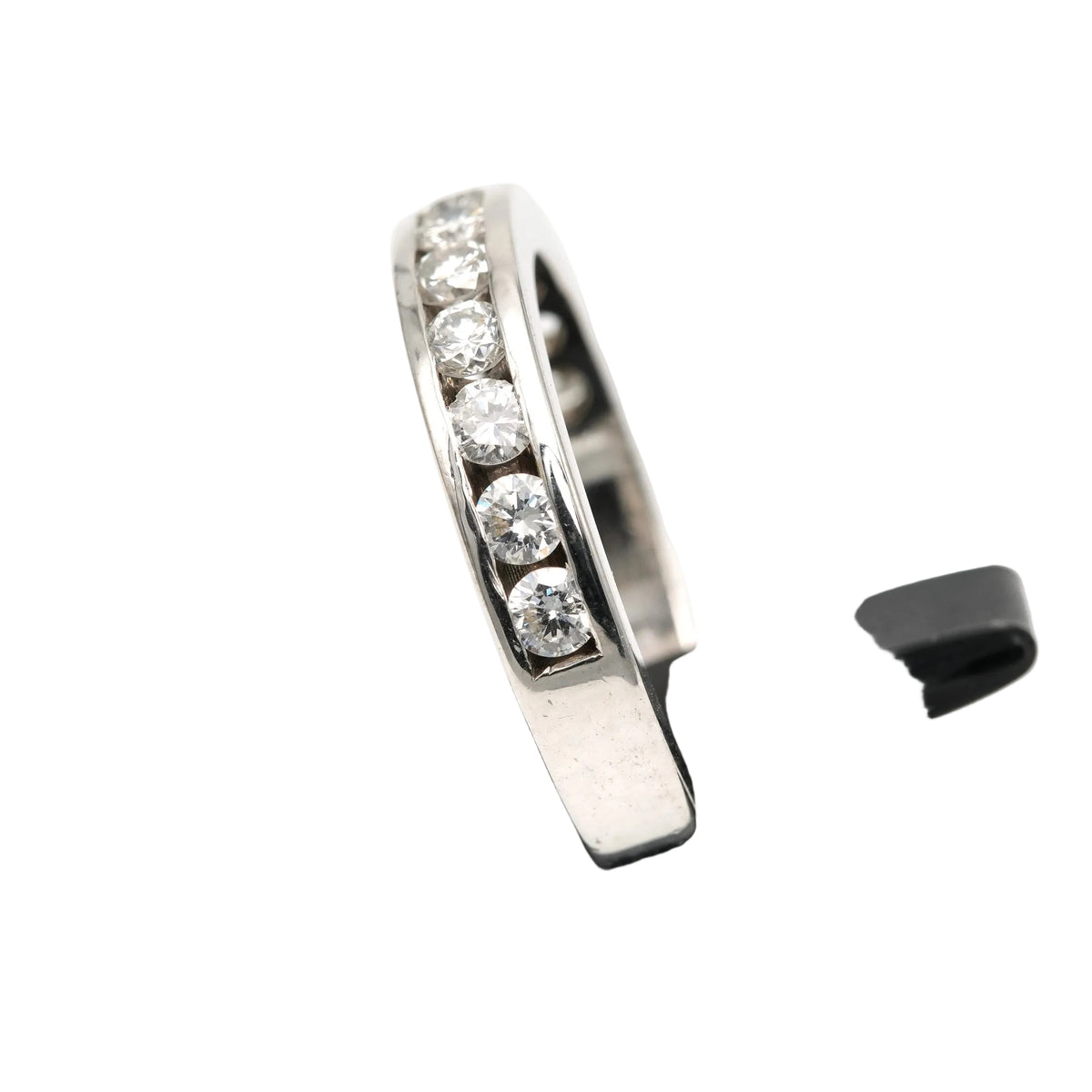 Bague Alliance en or blanc et diamants