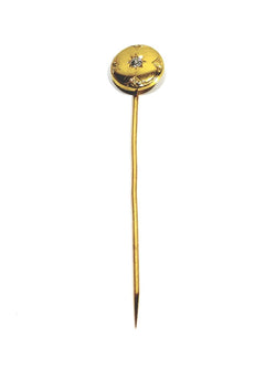 Épingle à Cravate Or Et Diamant - Castafiore