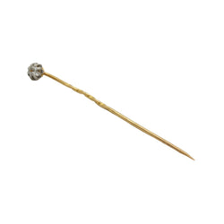 Épingle en or jaune et diamant - Castafiore
