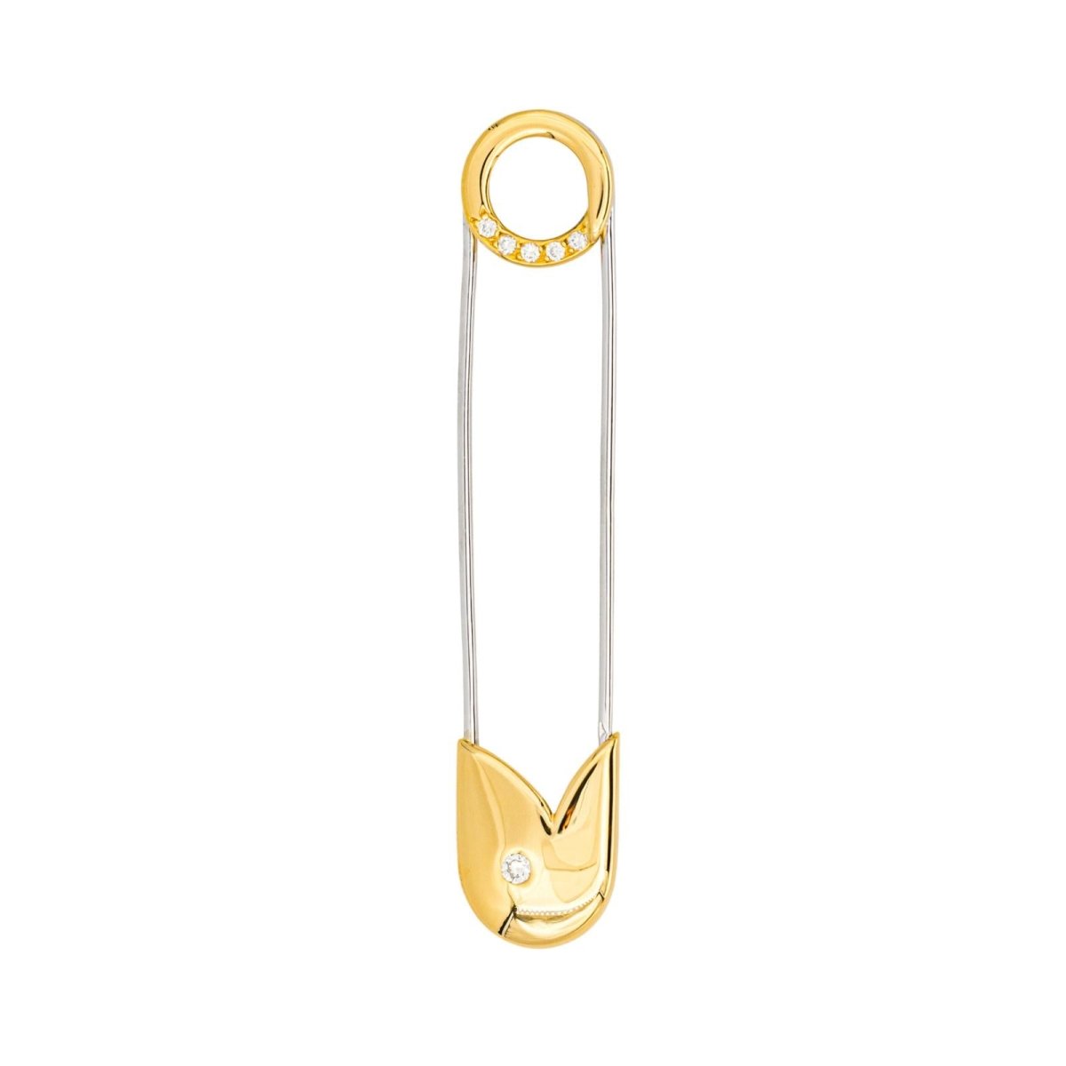Épingle en or jaune et diamant - Castafiore