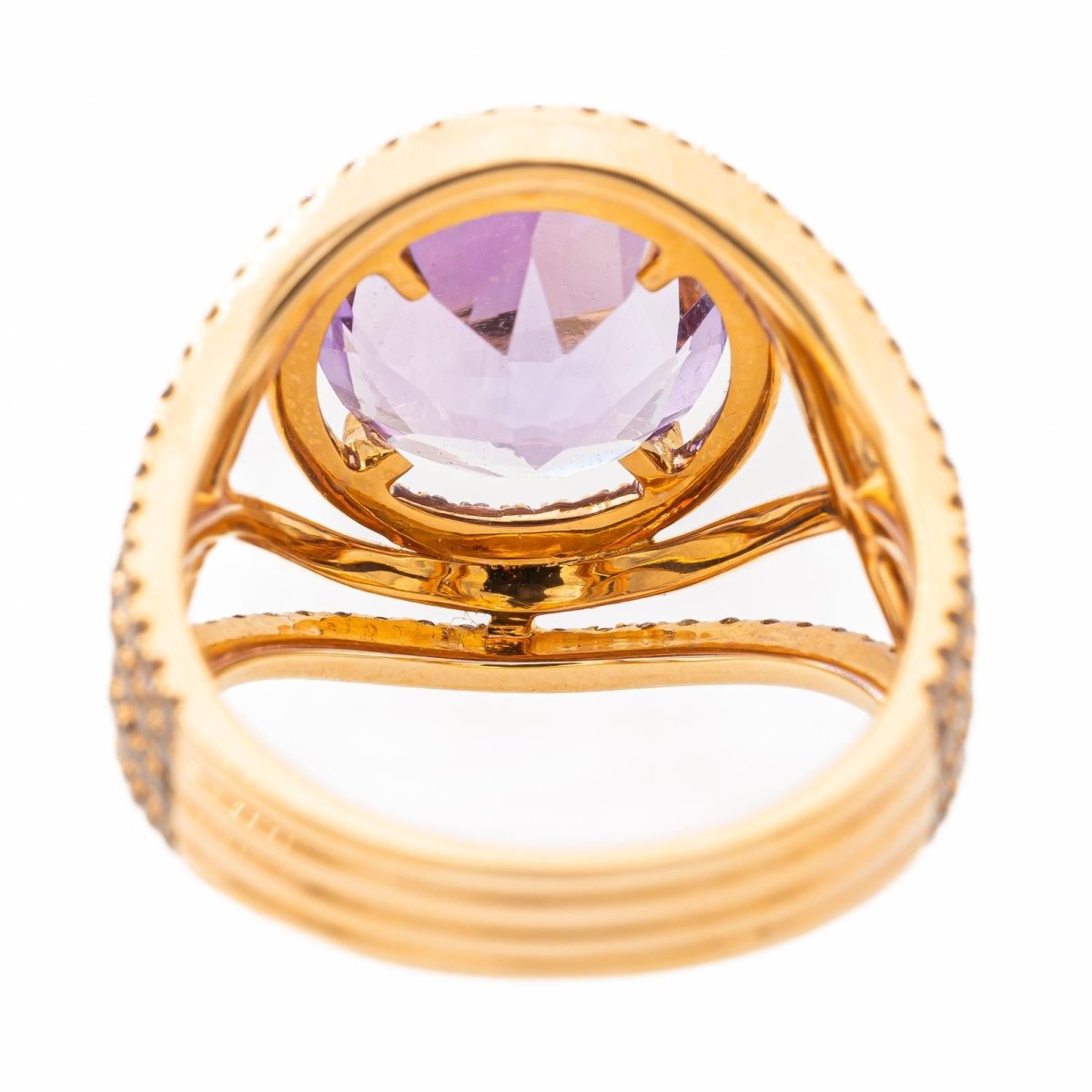 Etername Bague Eternelle Or jaune Améthyste - Castafiore